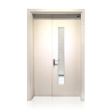 Wholesale Price Hospital Interior Doors Patient Room Door Unequal Double Steel Door